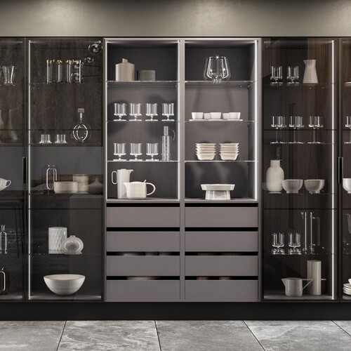 4 Ways To Incorporate Glass Front Cabinets In Your Kitchen Design